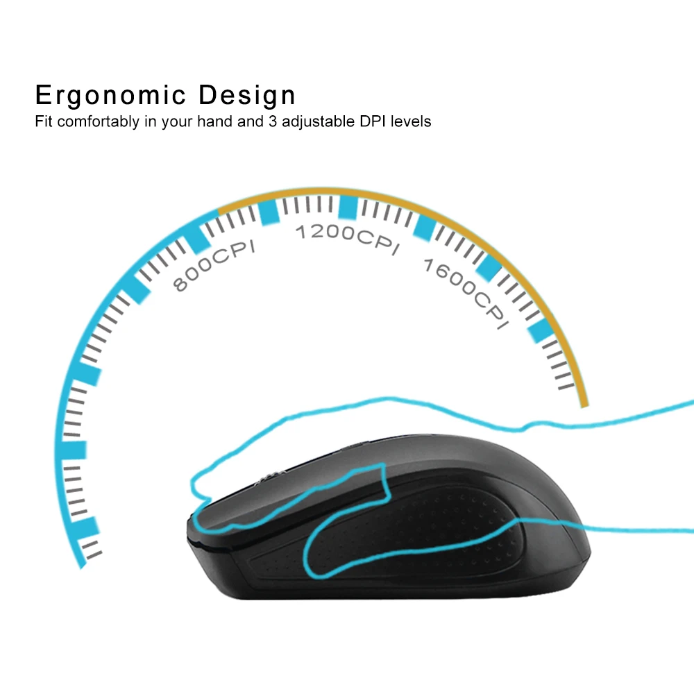Wireless + Bluetooth Dual Mode Mouse