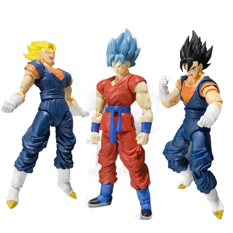 16 см SHF Dragon Ball Z Vegetto resrererect F Son Gokou Гоку драгонболл зет ПВХ экшн фигурка