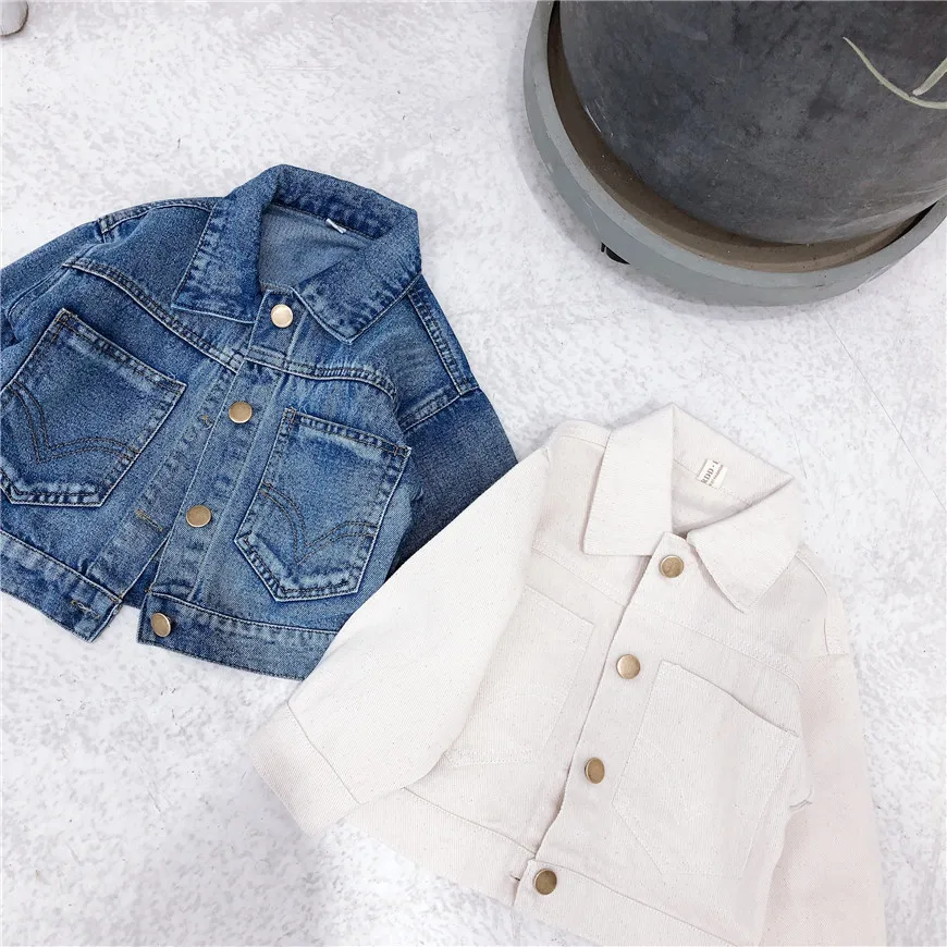 Celveroso/новая джинсовая куртка для мальчиков и девочек 2 цвета, брендовая одежда для девочек Джинсовая куртка с длинными рукавами, пальто, верхняя одежда, одежда