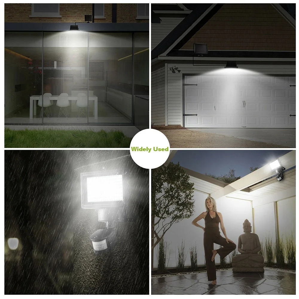 Lâmpada de Indução Solar ao ar Solares com Pir-sensor Detector de Movimento Lâmpada de Rua Parede-montado Solar Livre Holofotes Led Luz 120 7 de indução solar ao ar livre holofotes