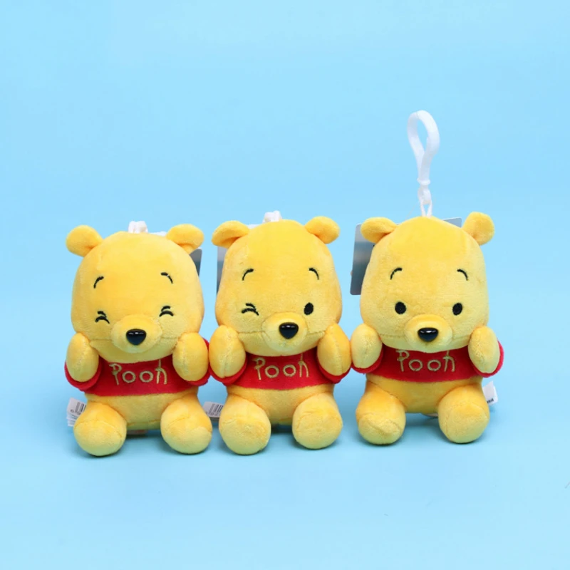 Оригинальная плюшевая кукла Disney Pooh Bear игрушки Mickey and Friends Minnie Mouse мягкие на день