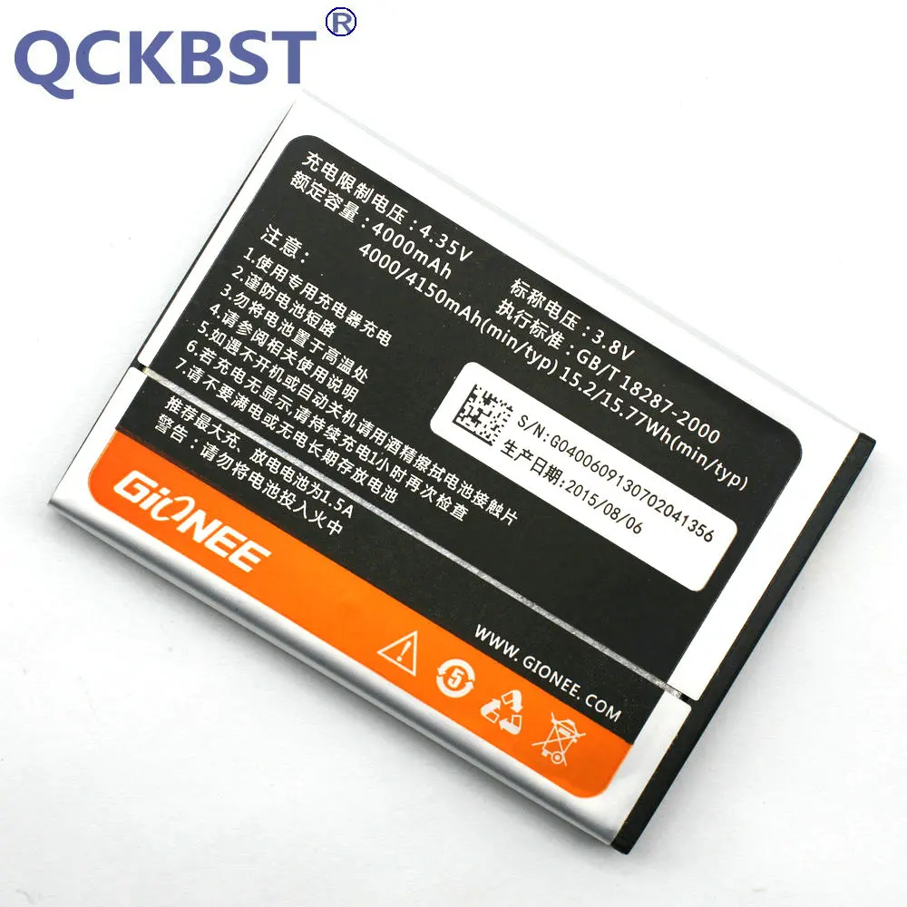 Новый аккумулятор 3 8 в 4000 4150 мАч для Gionee V182 Fly iQ4403 + код отслеживания|bateria 3.8v|batery