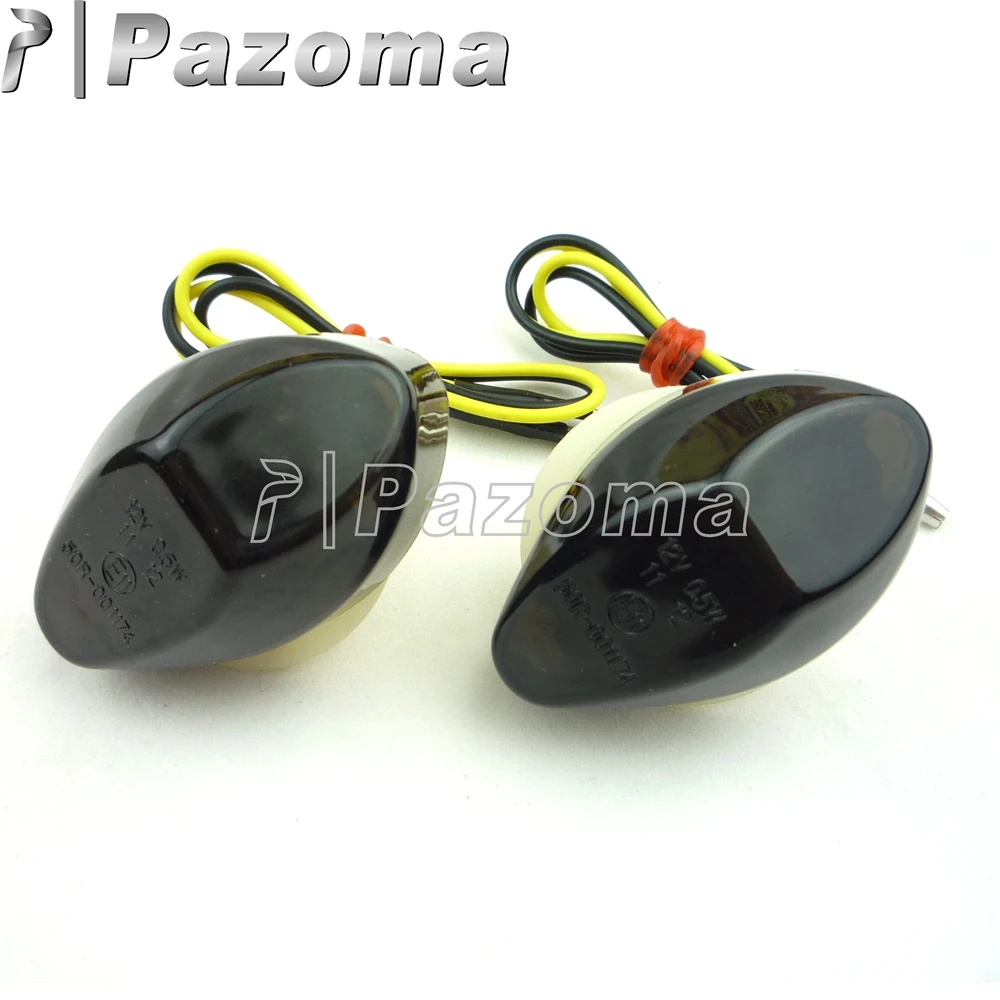 Мотоцикл Pazoma Flush Mount LED поворотники для Honda CB CBR 600RR 1000RR 600F3 F4 F4i 919F SP1|signal led|signal turnsignal