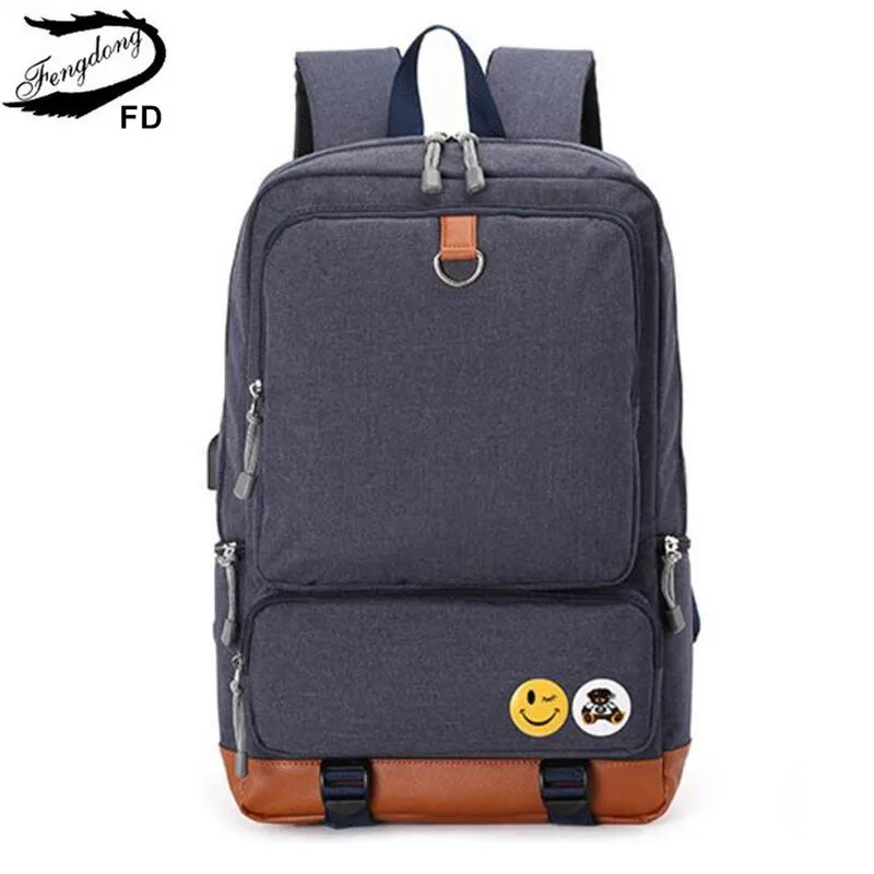 FengDong kids school backpack for boy bookbag cheap backpacks for teenagers boys school bags ...