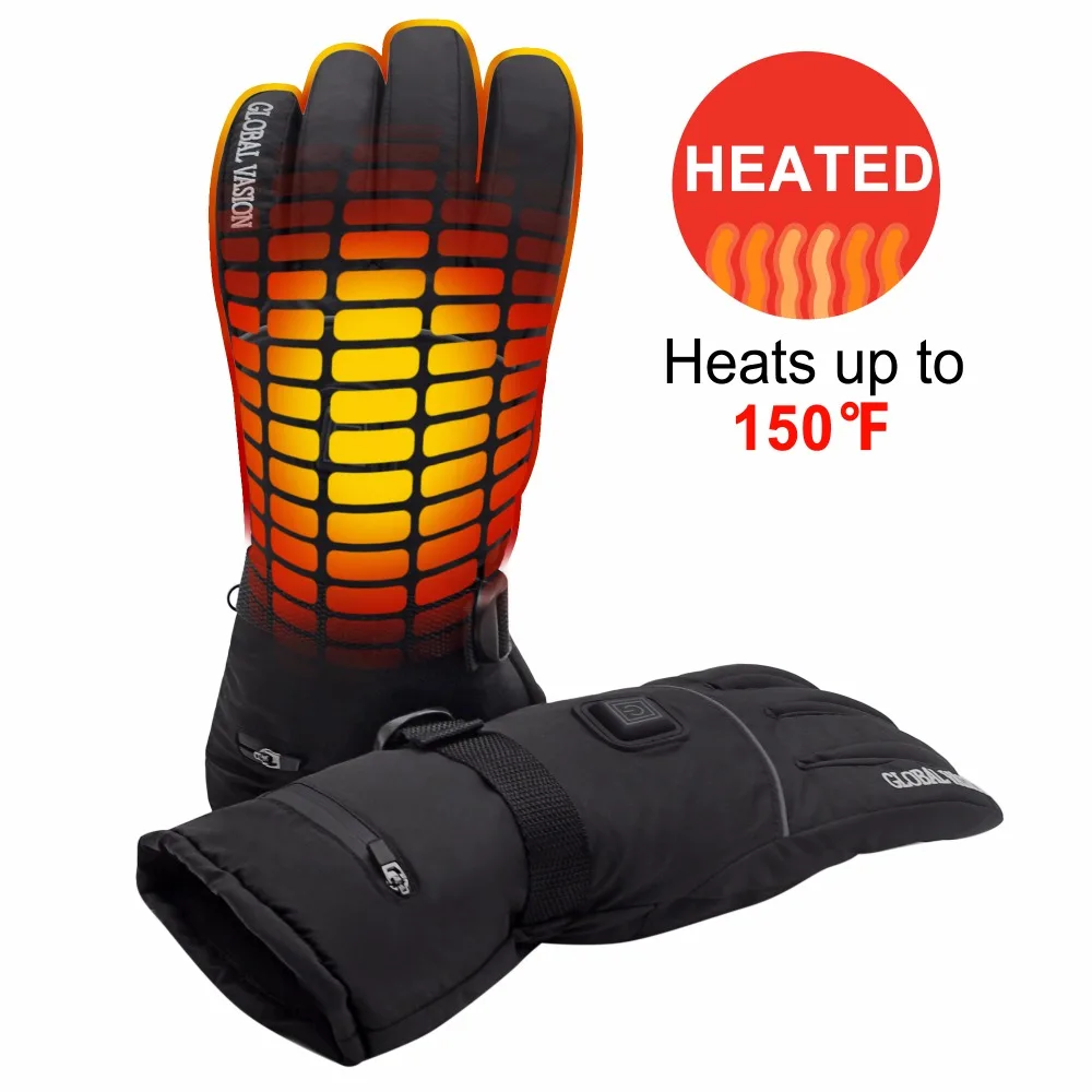 Winter Electric Heated Gloves with Rechargeable Li ion Battery