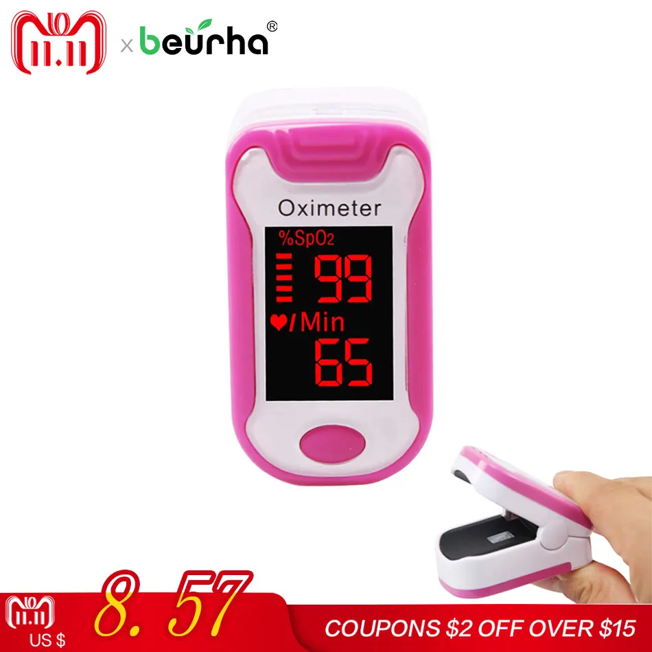 

NEW 4 Colors Health Care Home Fingertip Pulse Oximeter Blood Oxygen Saturation Heart Rate Monitor