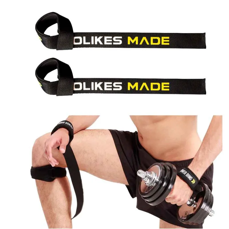 1 زوج الوزن رفع اليد حزام المعصم رياضة الأشرطة الوزن رفع handwraps الجسم بناء قبضة قفاز دعم حزام هدفين الفرقة