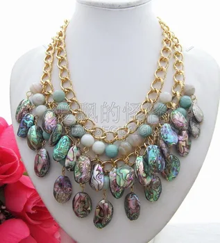 

N130712 Excellent Abalone Shell Necklace
