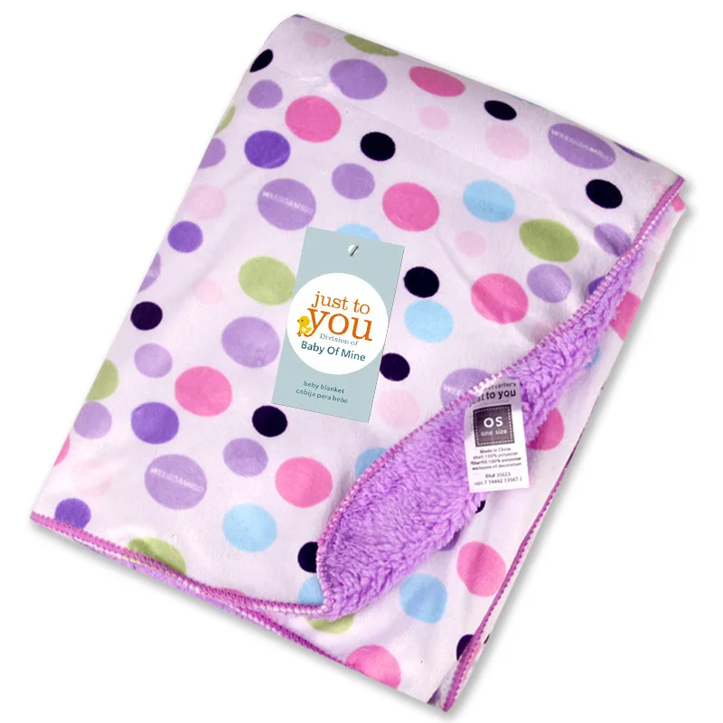 2018 High quality plush baby blanket newborn swaddle wrap ...
