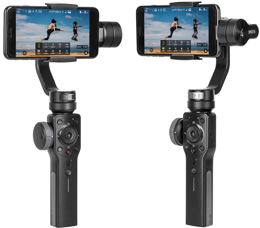 Ручной 3-осевой Бесщеточный Стабилизатор Zhiyun Smooth 4 для iPhone X Samsung gopro с фокусом PK DJI