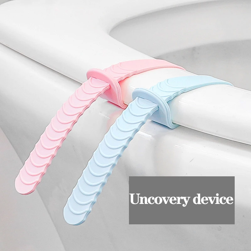 

Bathroom accessories Toilet bowl Clamshell flipper Silicone material Soft and durable household items 1pc