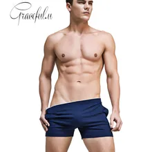 Мужские повседневные шорты домашние штаны мужские боксеры пижамные штаны мужские чистые мужские трусы шорты Нижнее белье хлопковые шорты-боксеры однотонные Cuecas
