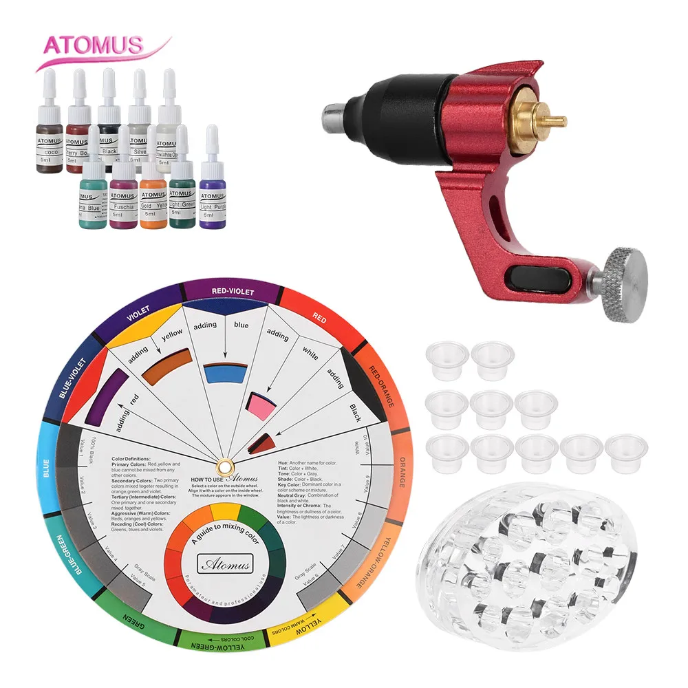 

Para Tatuar Rotativa Kit Tools Tatuagem Rotary Profesional Rotatory Machine De Tatouage Rotative Set Tatoo Tatuajes Professional