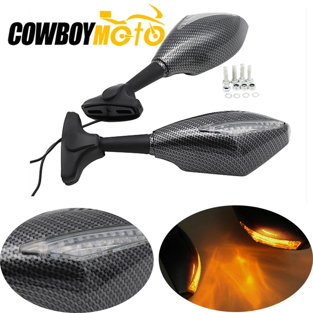 Led Сигналы поворота Зеркало заднего вида для Honda CBR600RR 03-10 CBR1000RR 04-07 CBF1000 10-11 CBR125R/150R/250R 2011