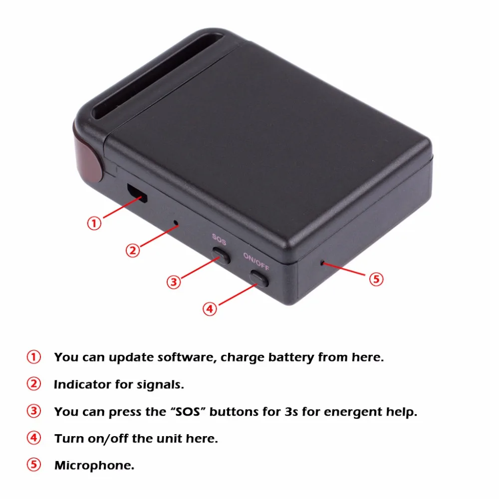 Gps Tracker автомобиля в режиме реального времени автомобиля gps трекеры GSM GPRS устройства слежения Handheld Глобальный gps локатор для Для детей собака