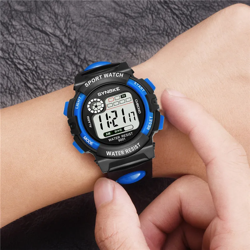 SYNOKE men sports watches dual display analog digital led Multi-Function 30M Waterproof Watch Clock relojes hombre O29#N (18)