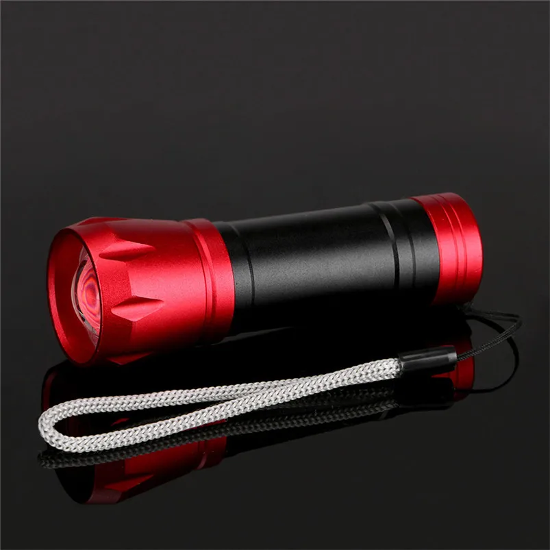 Multicolor Torch LED Mini Flashlight Aluminum Alloy Lampe Torche Outdoor Button Switch Flashlight 3xAAA Battery Zaklamp 40MAY2108