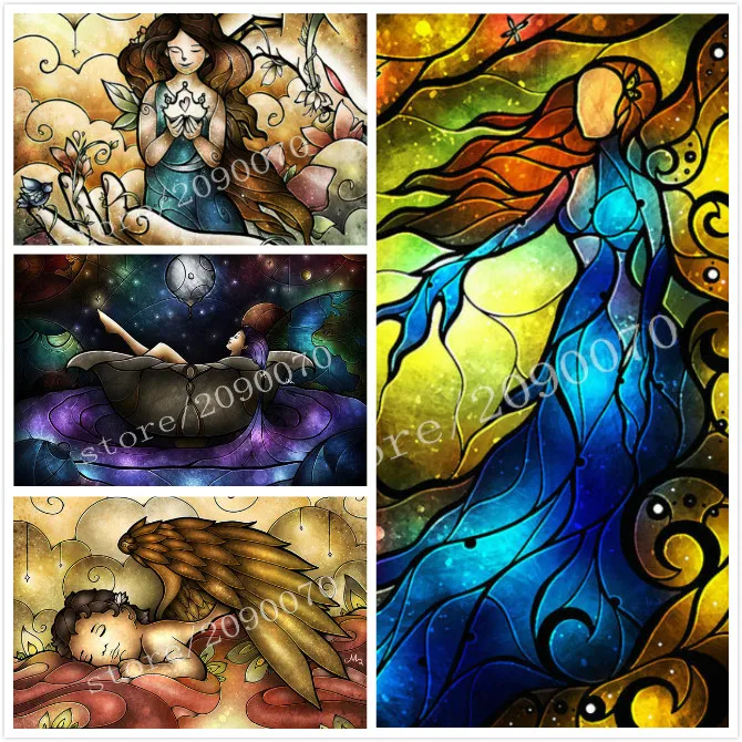 

Diamond Embroidery pattern DIY 5D Diamond Painting cross stitch Cartoon angel Rhinestones Full mosaic puzzle Sticker Decor Home