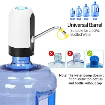 

Automatic Electric Water Pump Dispenser Gallon Drinking Bottle Switch USB Rechargeable Water Pump Water Treatment Appliances
