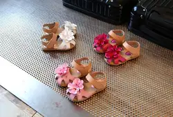 Детская обувь для девочек 2019 новые летние сандалии для девочек платье принцессы с цветочным рисунком обувь для девочек модные пляжные