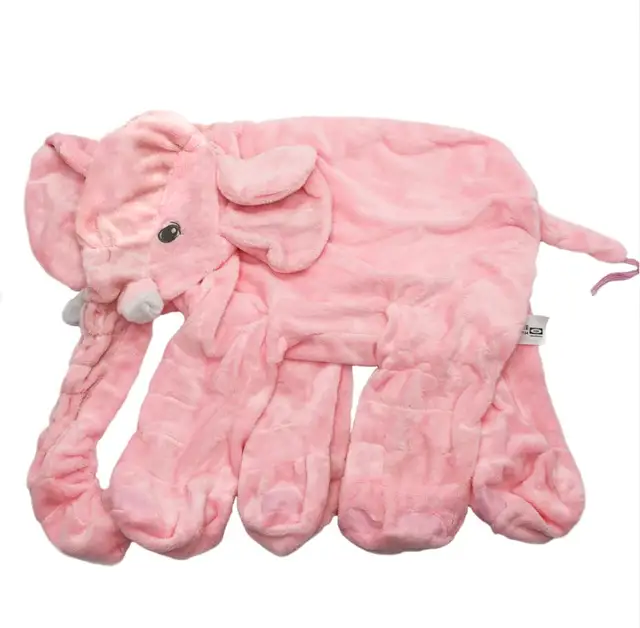 1pc 60cm classical elephant skin with zippers plush toy stuffed animal