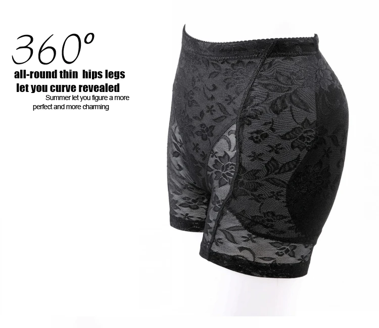 Godier Buttock Fake Butt Pant Leopard Print Padded Hips Pads Carry