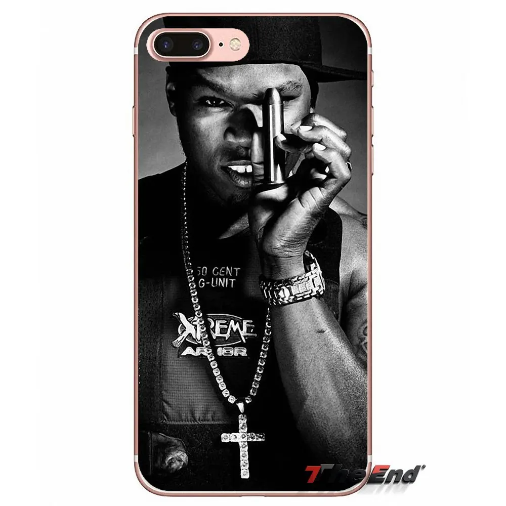Для HTC One M7 M8 A9 M9 M10 E9 Plus Desire 630 530 626 628 816 820 Motorola G G2 G3 50 cent rap singer American rapper Case|case a|case