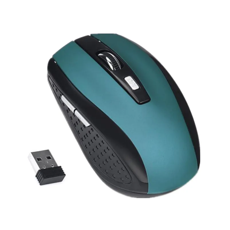 

2019 2.4GHz Wireless Mouse Sem Fio USB Receiver 2000 DPI Gaming Mouse Pro Gamer For PC Laptop Computer Raton Ordenador Blue