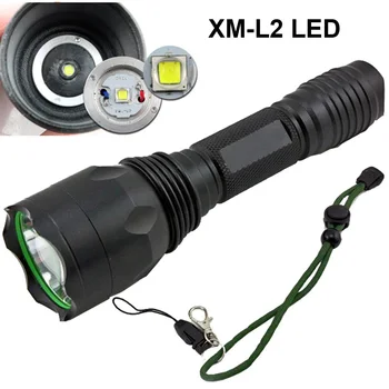 

XML2 LED C10 L2 flashlight 5 Modes xm-l2 18650 Flashlight 1000lm tactical torch lantern LED Lamp lanterna tatica camping lamp