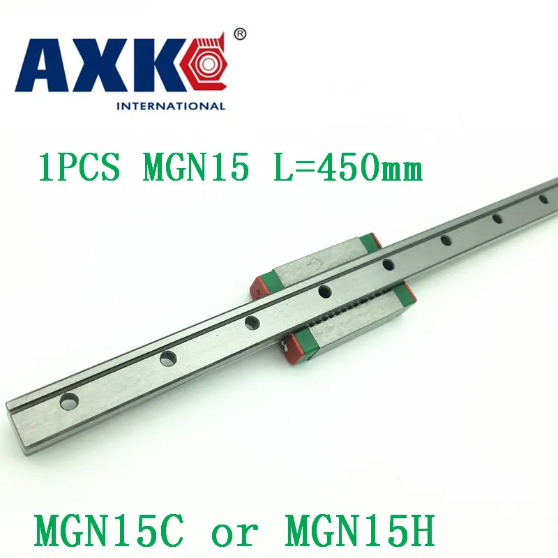 

15mm Linear Guide Mgn15 L=450mm Linear Rail Way + Mgn15c Or Mgn15h Long Linear Carriage For Cnc X Y Z Axis