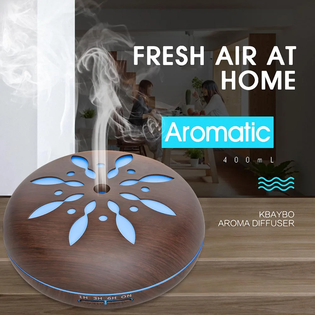 

Lovely Aroma Air Humidifier 7 Color Change LED Light Ultrasonic Cool Mist Essential Oil Diffuser Home Use HY99 JY23