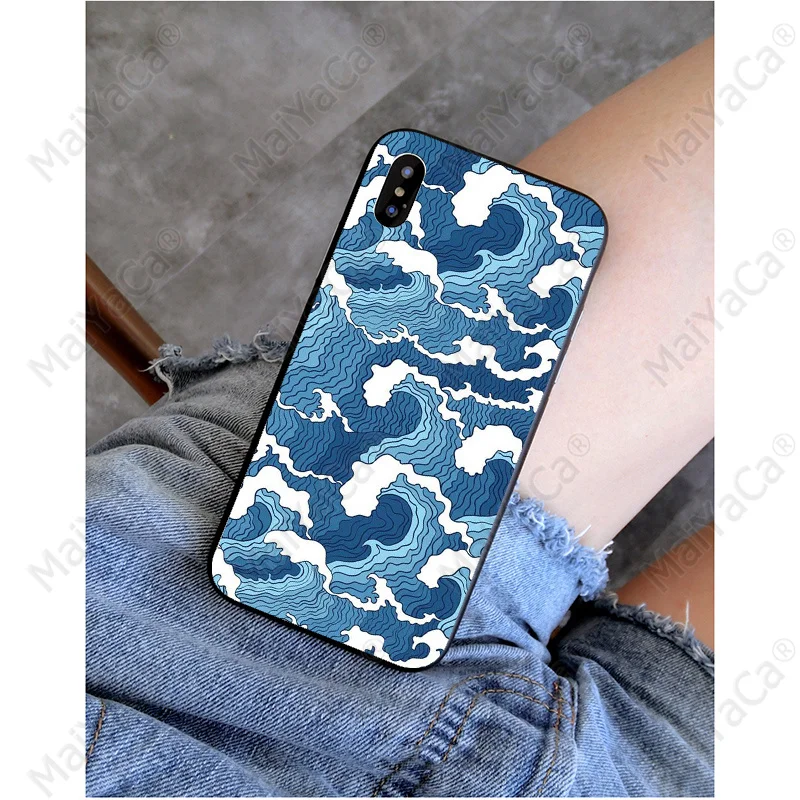 Blue white texture