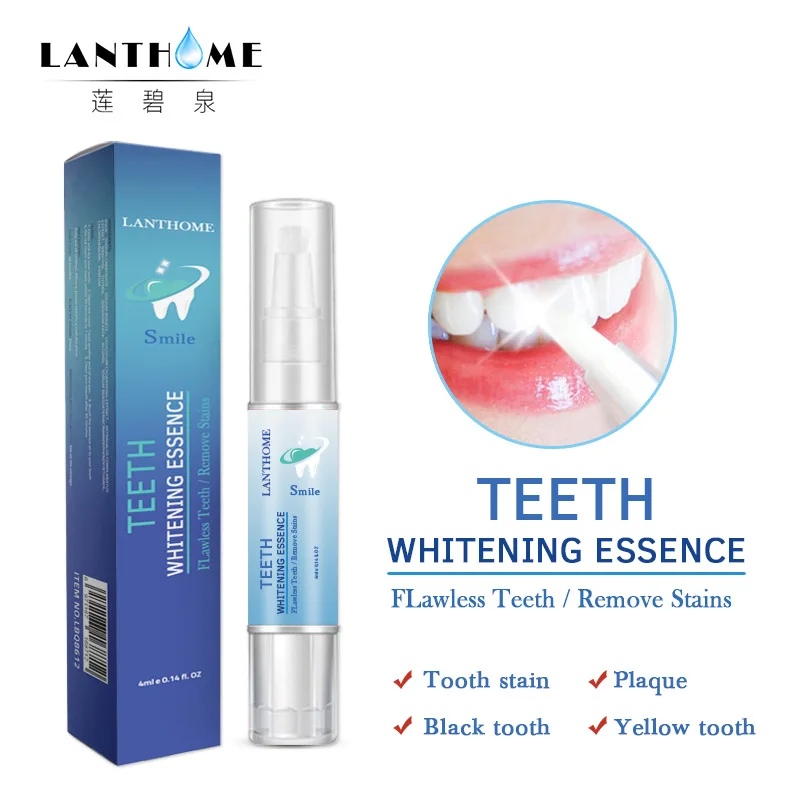 

Lanthome 1pcs 4ml Easy Rotary 3d Dental Lab Gel Teeth Whitening Pen Use For Tooth Bleaching Peroxide Removes Plaque Stains