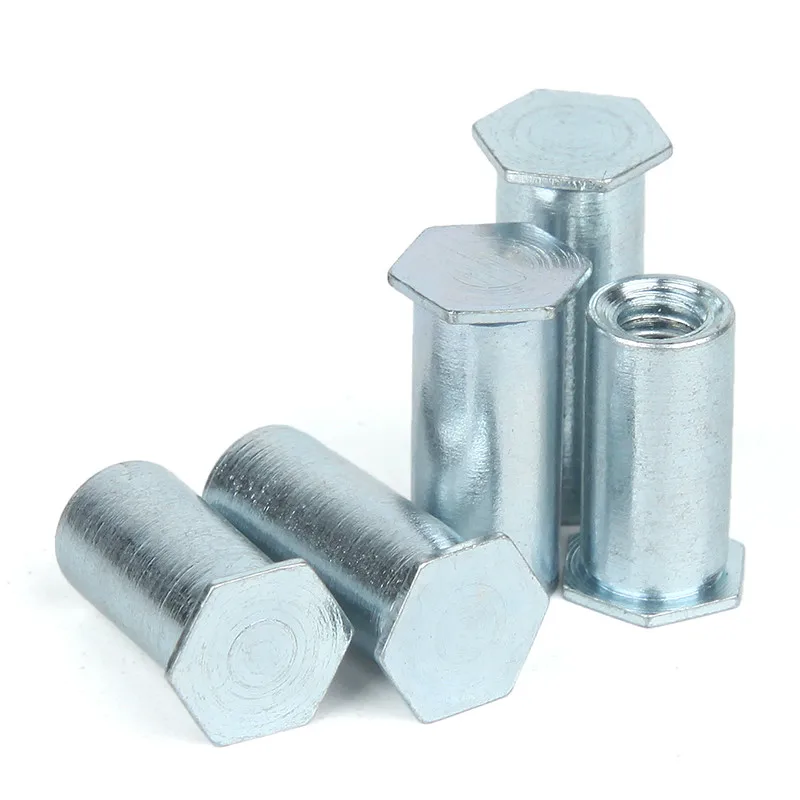 5PCS M5 M6 Blind Hole Rivet Studs Nut Column Parts | Обустройство дома