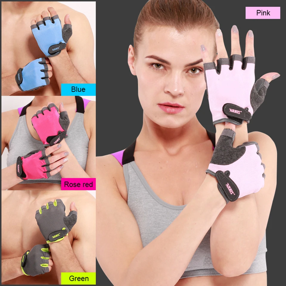 AOLIKES 1 Pair Brand Anti-skid Men & Women Gloves Body Building Exercise Sports Fitness Gloves Exercise Training Gym Gloves AOLIKES 1 Pair Brand Anti-skid Men & Women Gloves Body Building Exercise Sports Fitness Gloves Exercise Training Gym Gloves