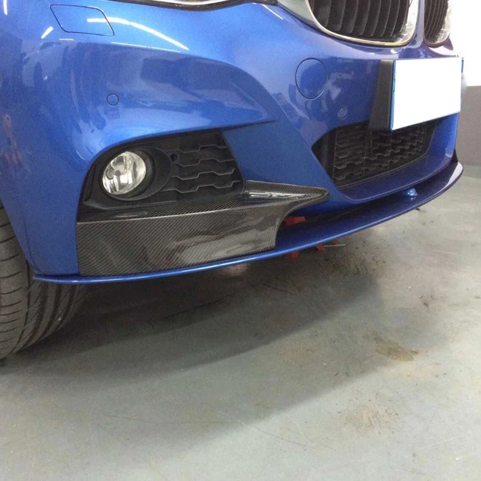 Углеродного волокна/FRP автомобиль передний бампер спойлер сплиттеры закрылки крылышками для BMW 3 серии F34 GT М Спорт 4 двери- Cupwings
