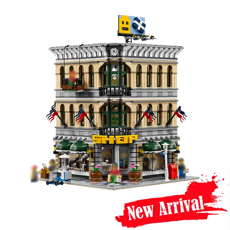

LELE 30004 Grand Emporium Creator Architecture Building Blocks Bricks Toys DIY For Kid Model Compatible with 10211