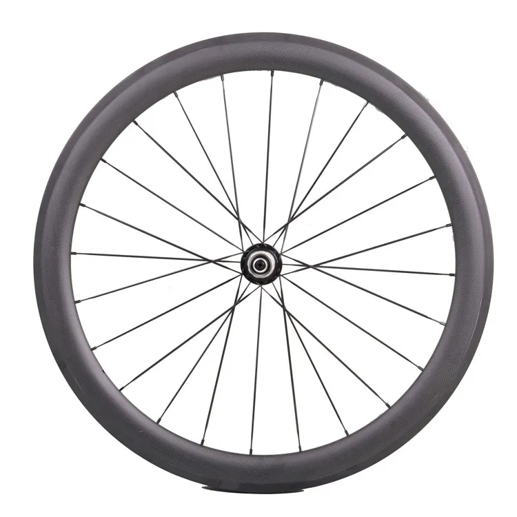 Excellent 700C 50mm clincher bike carbon road bicycle wheels 25mm wide carbon wheelset 3k Matt Sapim cx-ray 2