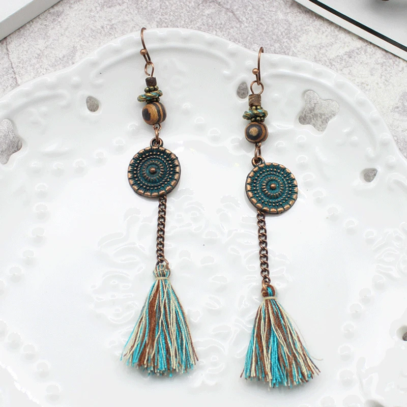 耳环复古盾流苏4