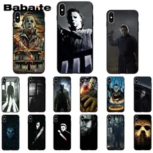 Babaite Хэллоуин проклятие Майкл Майерс ужас чехол для телефона для iPhoneX XSMAX 6 6s, 7, 7 plus, 8, 8 Plus, 5 5S XR 11 11pro 11» бетонный завод