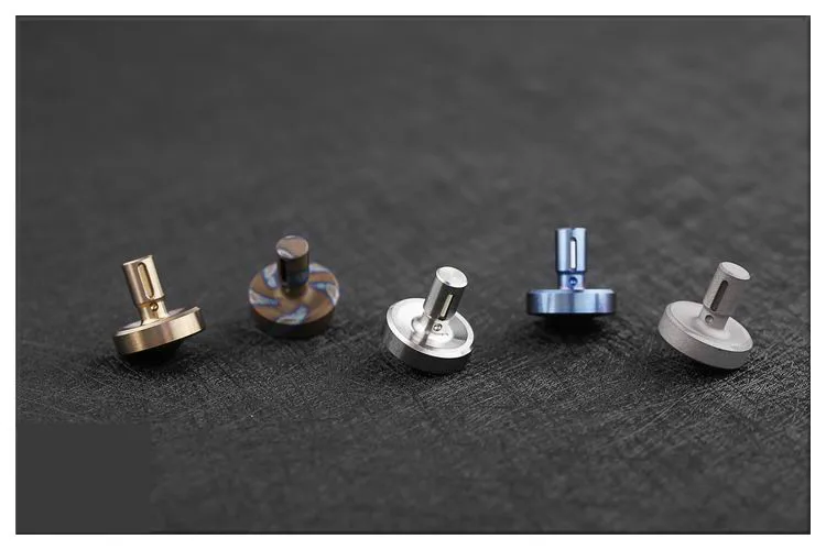 1 шт. EDC Mini Titanium традиционный металлический гироскоп для пальцев сбалансированный