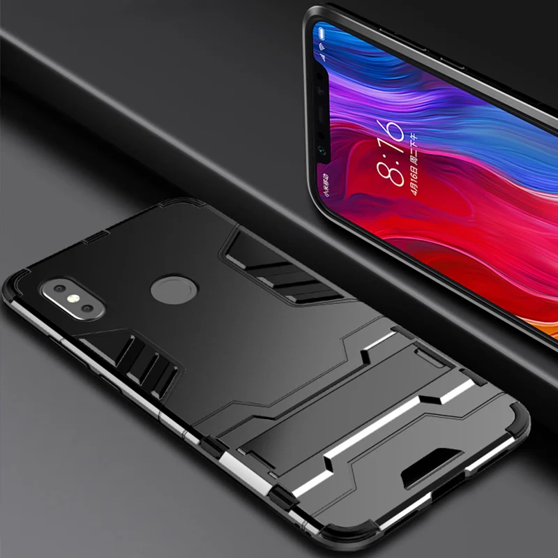 Чехол подставка для Xiaomi Mi 8 9 6 6X 5X A1 A2 Lite противоударный защитный чехол SE Mix 2 2S Max 3 Note