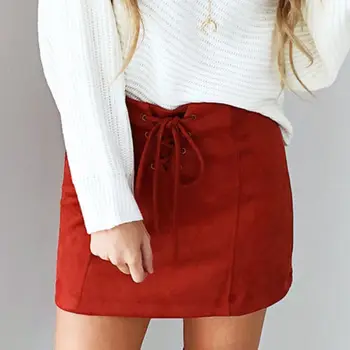 

Womens Vintage Stretch High Waist Skirts Plain Skater Flared Pleated Skirt for Ladies