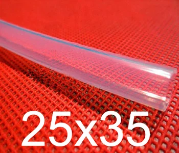 

25mm ID 35mm OD Transparent Food Grade Medical Use FDA Silicone Rubber Flexible Tube Hose tubing