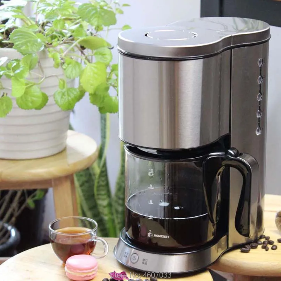 1.25L большая емкость электрическая капельная Кофеварка Бытовая многофункциональная американская кофемашина чайник-кофейник 220V 1250w