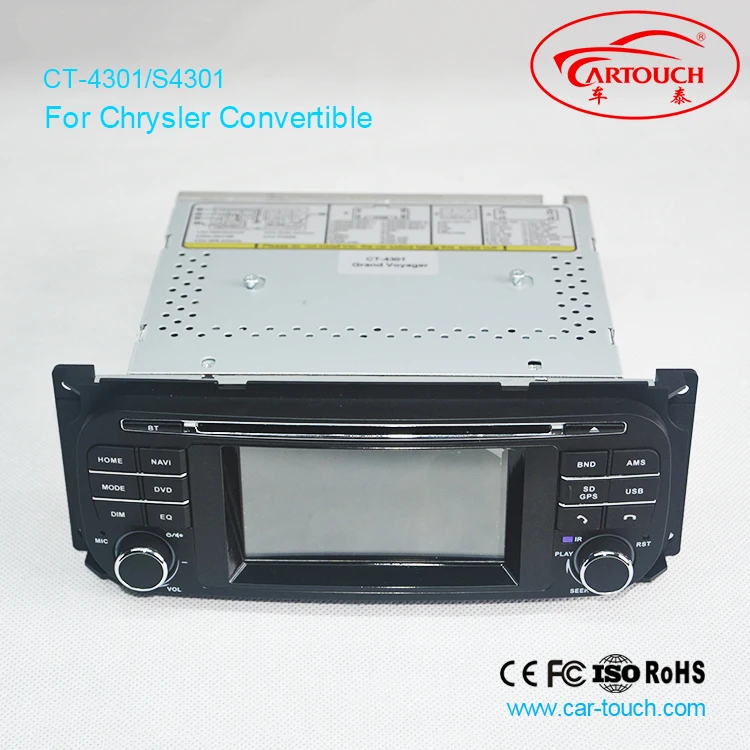 Cheap 4.3 Inch Car DVD Player For Chrysler/Dodge/RAM/Jeep/Grand Cherokee With GPS Navigation BT Radio FM AM RDS Audio Video Free Maps 5