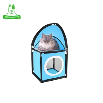 

Cat House New Arrival Cat Bed House DIY Double Layer Cat Crawl Pet Tents Play Toy For Cat Product