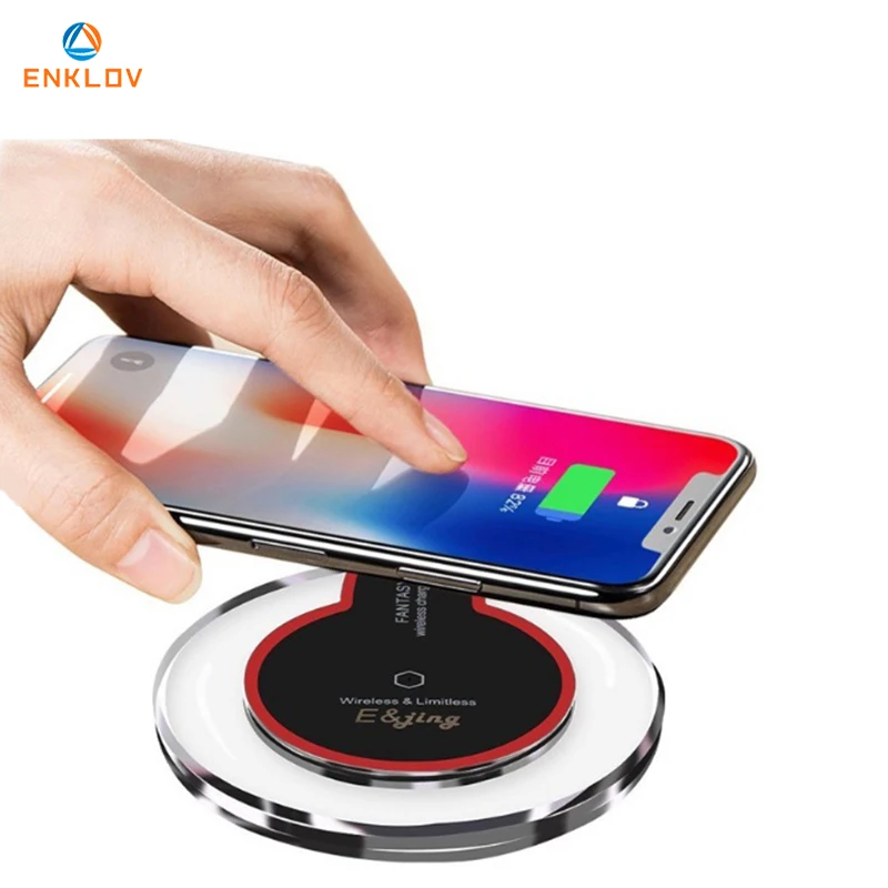 ENKLOV 5W Qi Wireless Charger for iPhone 8/8+/ iPhone X Fast Wireless
