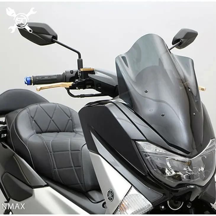 Мотоцикл высокое качественное лобовое стекло козырек ветрового стекла Viser подходит для YAMAHA NMAX 155 NMAX155 двойной пузырь