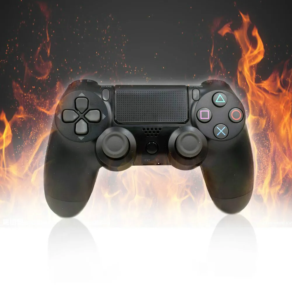 

Black Six-axis 2nd Generation For PS4 Gamepad controller ps4 wireless game controller ps4 Bluetooth 4.0 new with lights